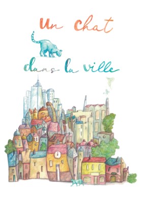 Un chat dans la ville